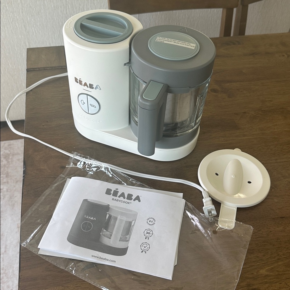 BEABA Babycook Neo Baby Food Maker - White and Gray